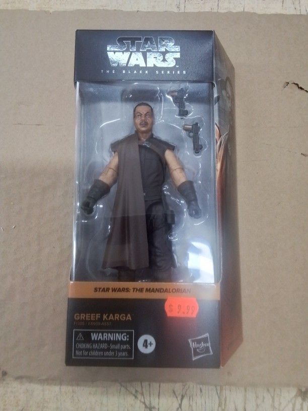 STAR WARS The Black Series Greef Karga Toy 6-Inch Scale The Mandalorian Collectible Action Figure, Toys for Kids Ages 4 and Up