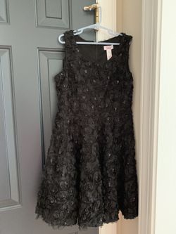 Girl size 12 Justice black dress