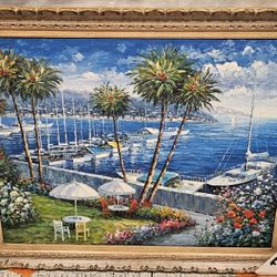 Beautiful Genuine Oil Painting Signed 36x48 