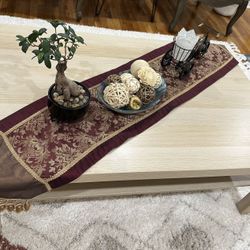 IKEA Coffee table, white stained oak effect