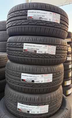 205/50R15 HANKOOK V2 INSTALLED AND BALANCED