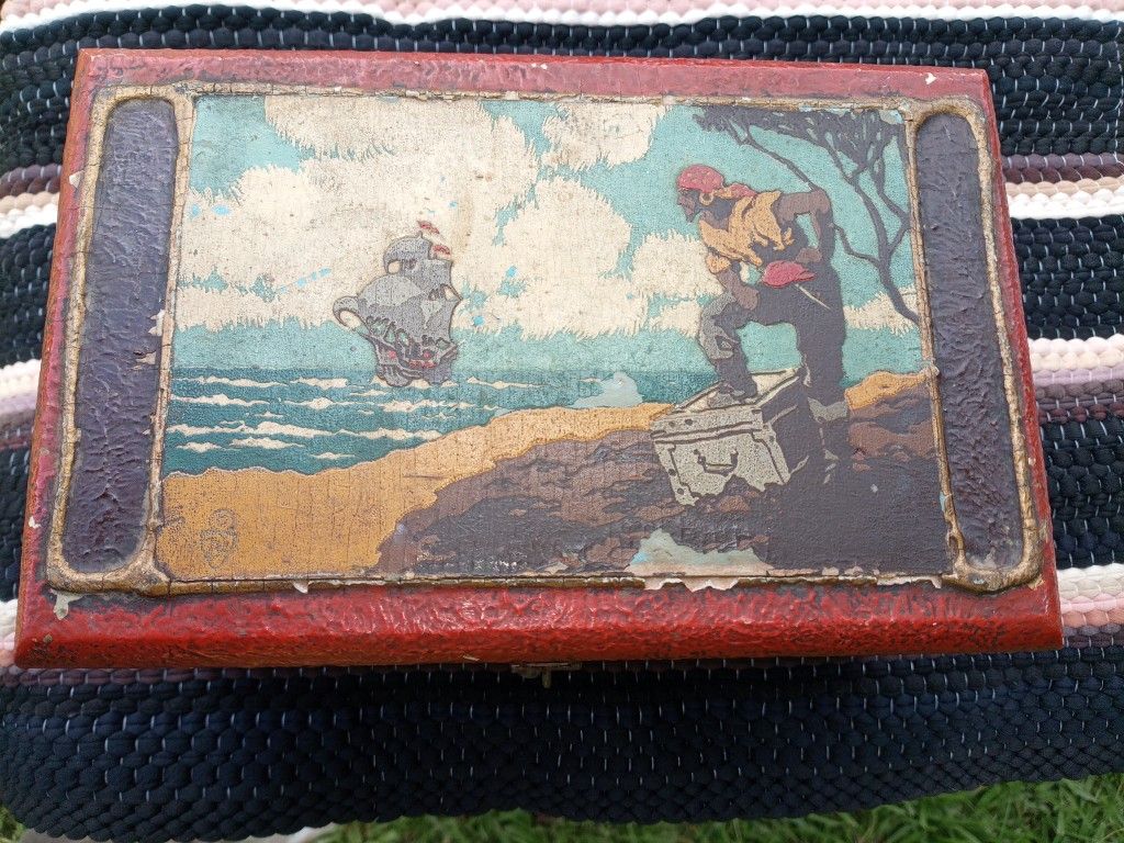 1930's Antique Handmade Treasure Chest