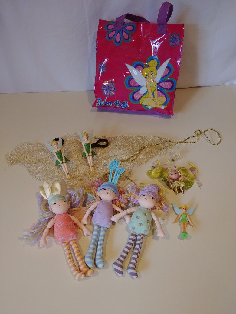 Fairies Galore with bag... includes Tinkerbell