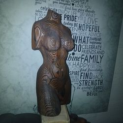 Wood statue