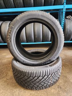 🔥 (2) 255 45 19 Continental VikingContact Tires