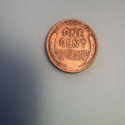 1941 L On Rim Rare Wheat Penny 