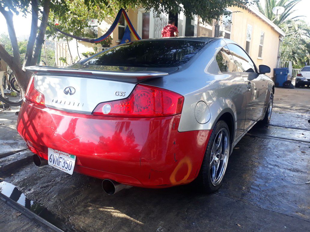 2003-2006 Infiniti g35 coup partes. (only parts)