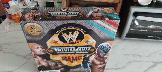 WWE Trivia Mania (Board Game, 2013) Sports Wrestling Champion COMPLETE