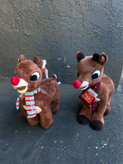 Rudolph the Red-Nosed Reindeer Plush Set of 2