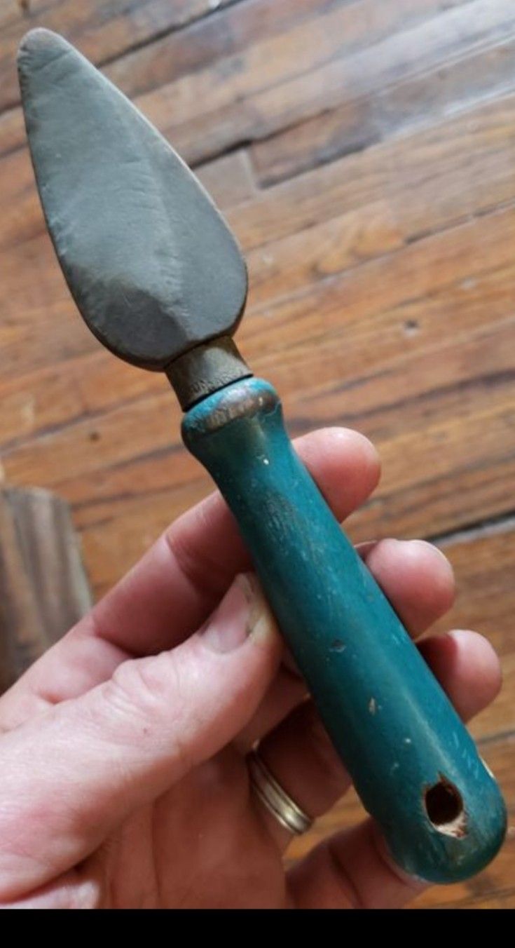 Vintage Whetstone W/wood handle