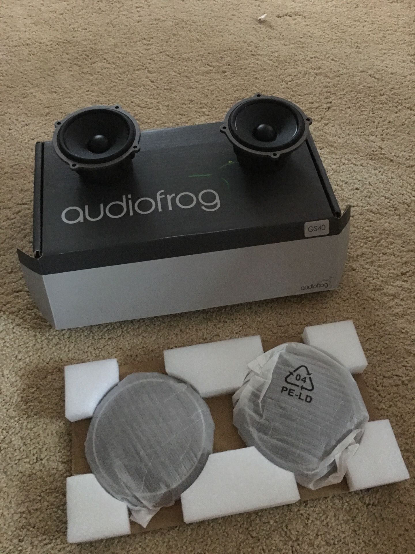 Audiofrog GS40 4" mid-range speaker