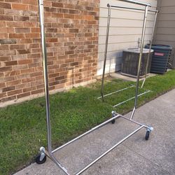 Commercial grade foldable garment racks