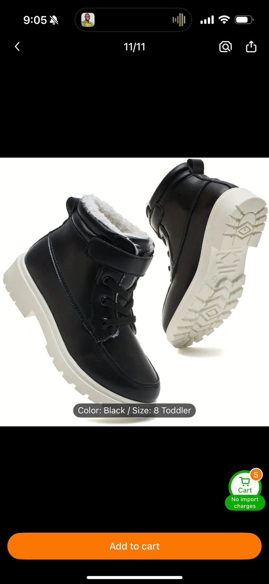 Summer Shoe For Kids Size 8