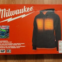 New Milwaukee M12 Women's Medium Heated Hoodie Kit $125 Firm Pickup Only. SIZE CHART IN PIC 2