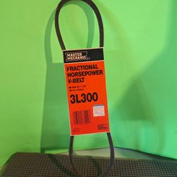 Master Mechanic Fractional Horsepower  V-Belt-$10.00