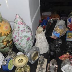Collectible Ceramics pottery vases and toys
