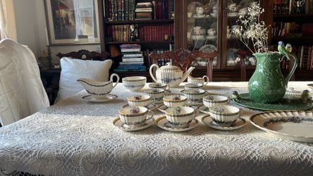 Spode Blue Rambler - giant set