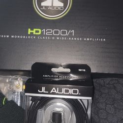 Jl Audio HD-1200-1 MONOBLOCK WITH KNOB