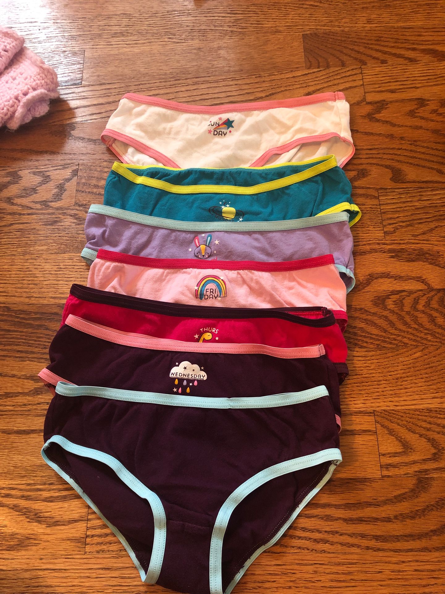 Girls underwear size 7/8 never worn