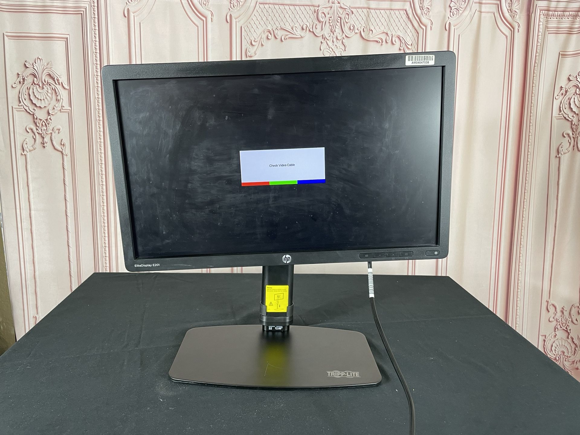 HP EliteDisplay E201 20" 1600 x 900 Monitor DisplayPort DVI VGA USB
