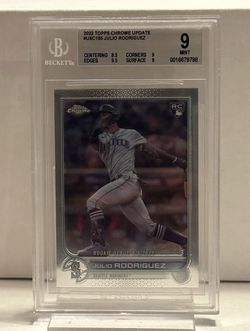 2022 Topps Chrome Update USC165 Julio Rodriguez RC Rookie BGS 9