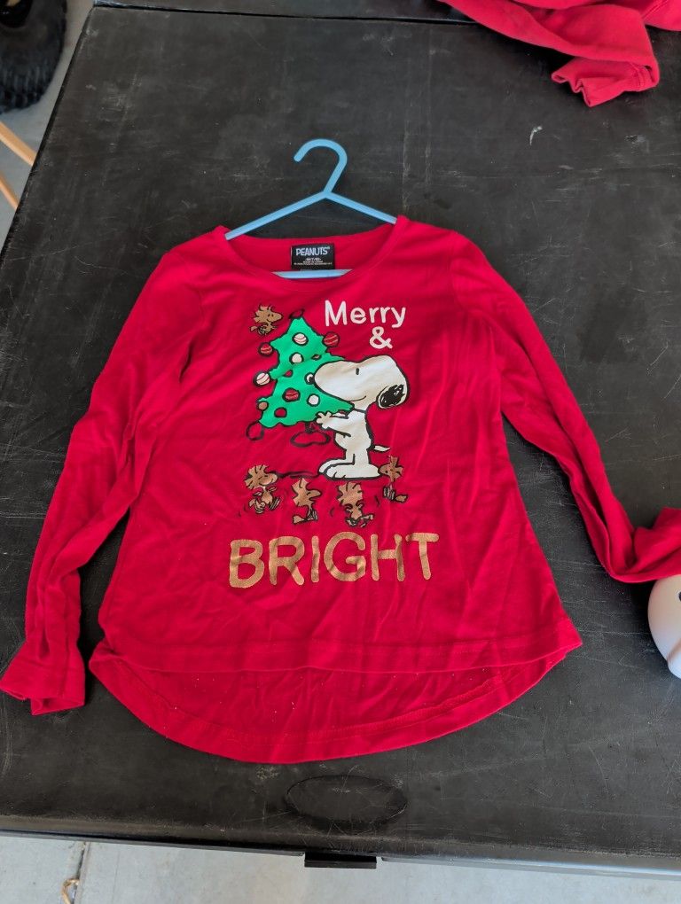 Snoopy Christmas Girls Shirt