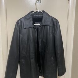 Oscar Piel Leather coat