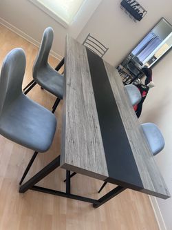 Table and chairs