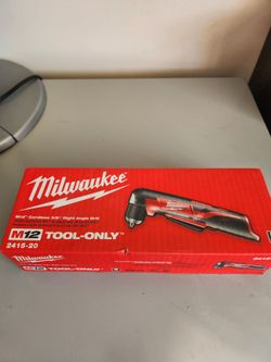Milwaukee M12 3/8" Right Angle Drill Tool-Only