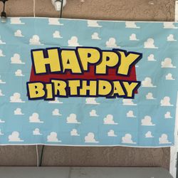 Toy Story Birthday Banner 