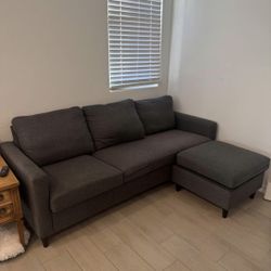 Sofa With Ottoman 