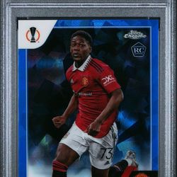 2022-23 Topps Sapphire UCC Kobbie Mainoo #118 PSA 9 Manchester United 