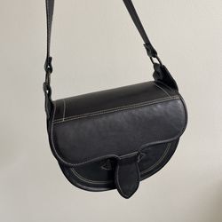 Leather Saddle Bag