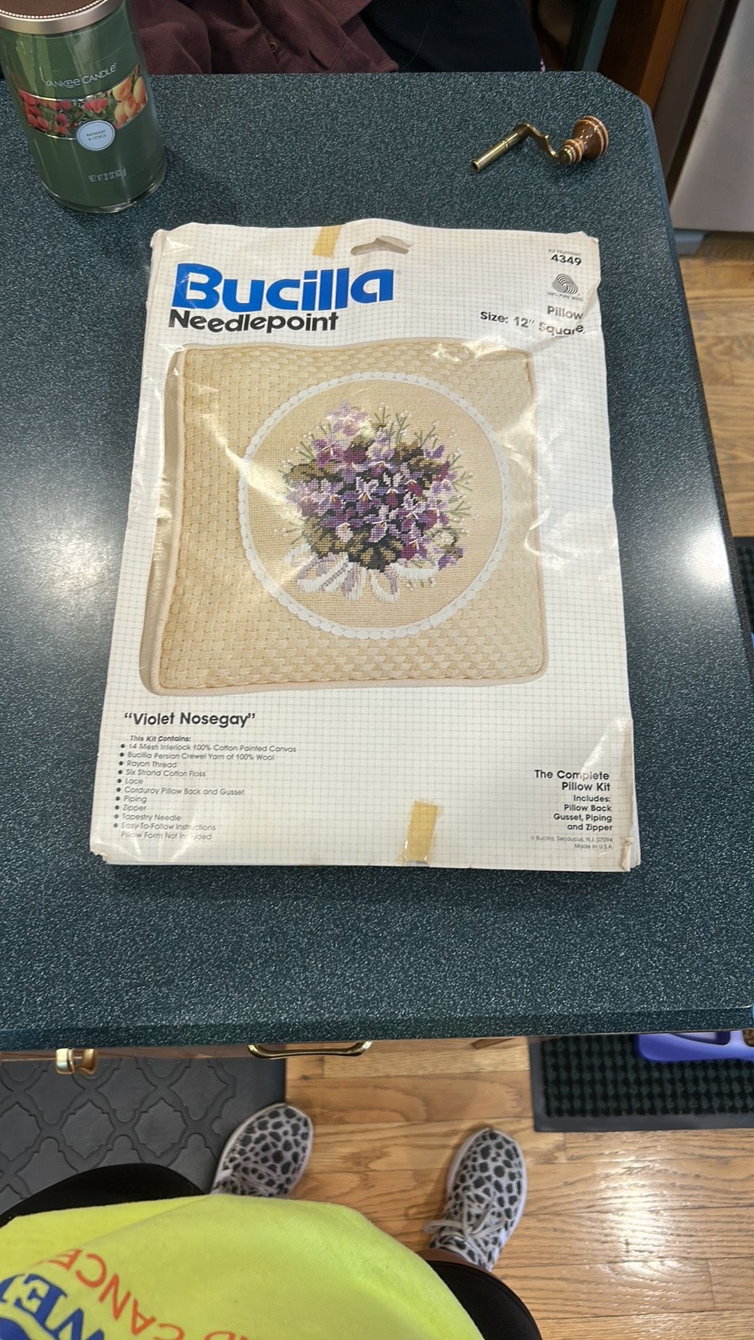Bucilla Needlepoint Pillow Kit