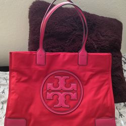 Red Tory Burch Tote