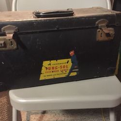 antique service Box case tubes for TVs and radios