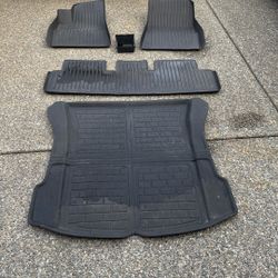 Tesla Model 3 Factory Floor mats And Trunk Liner  