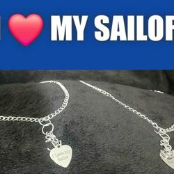 Navy Mom Necklace
