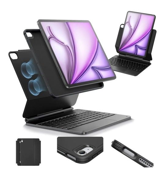Black ESR (M2, 2024), iPad Air 13 Inch Case with Keyboard Retails $121