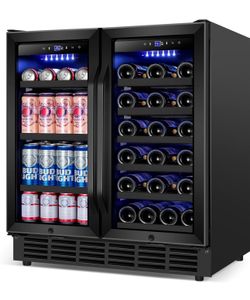 VELIETA 30” Wine & Bev Fridge 6.2 Cu fT