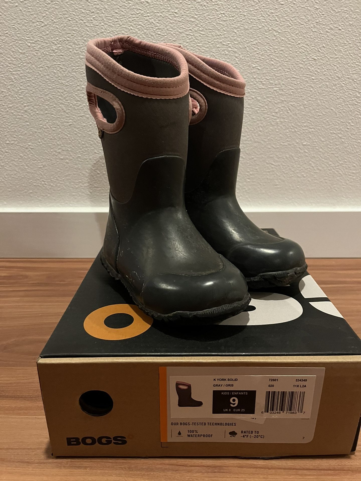 Bogs York Insulated Snow Rain Boot Size 9