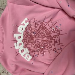 PINK SP5DER HOODIE