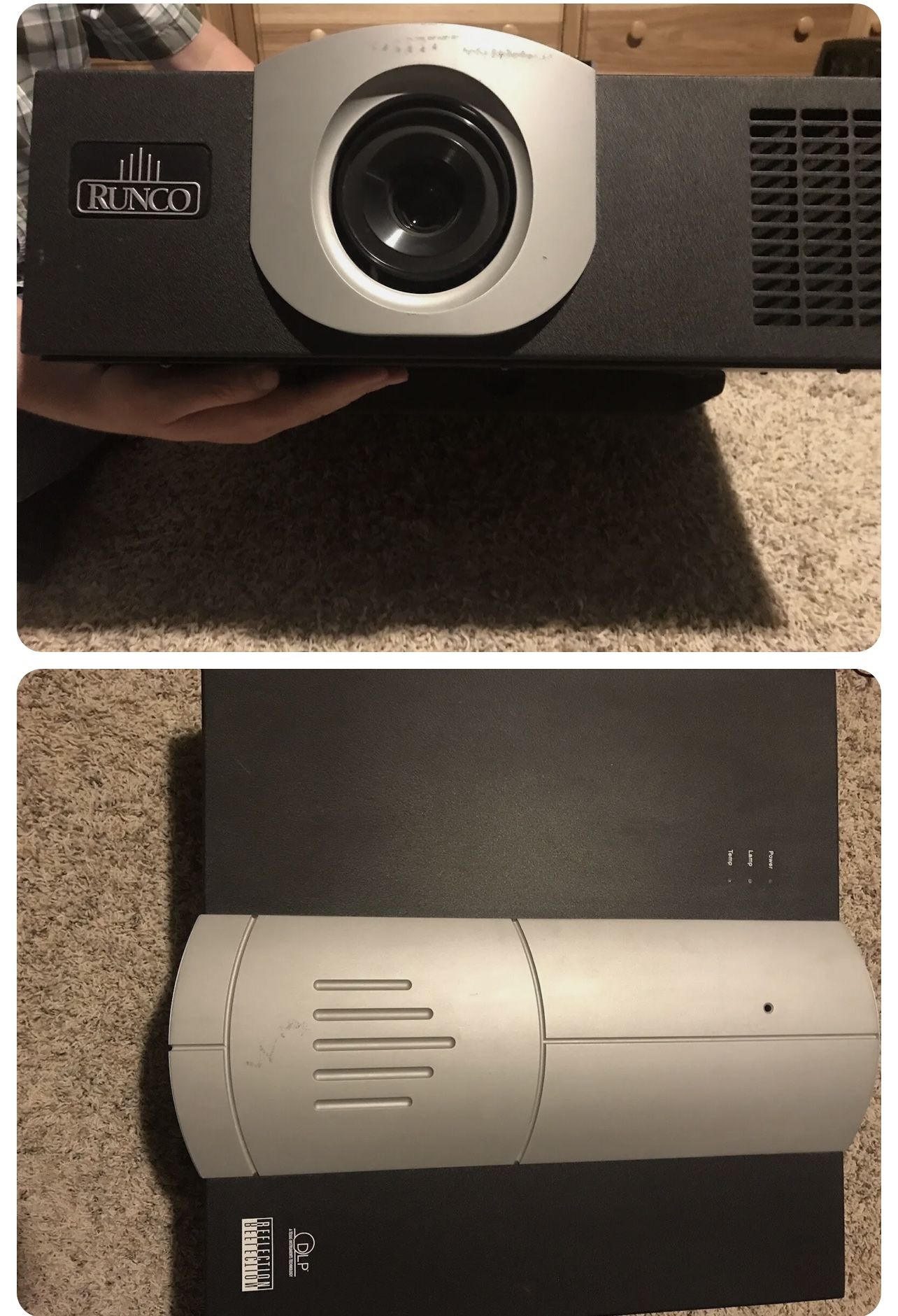 Runco RS-1100 DLP 1080P HD Projector Home Theater