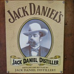 Jack Daniel's Distillery Metal Tin Sign