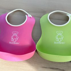 BabyBjorn Silicone Feeding Bibs - Set of 2