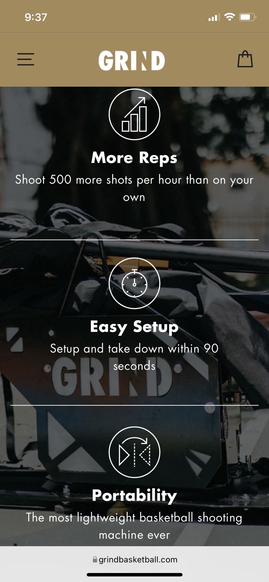 GRIND Shooting Machine