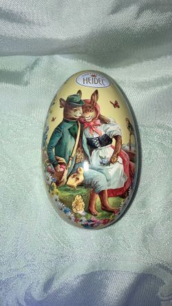 Confiserie Heidel Easter Egg Tin Box