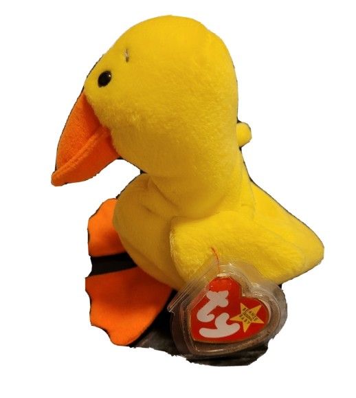 Rare 1993 Ty Beanie Baby Quackers