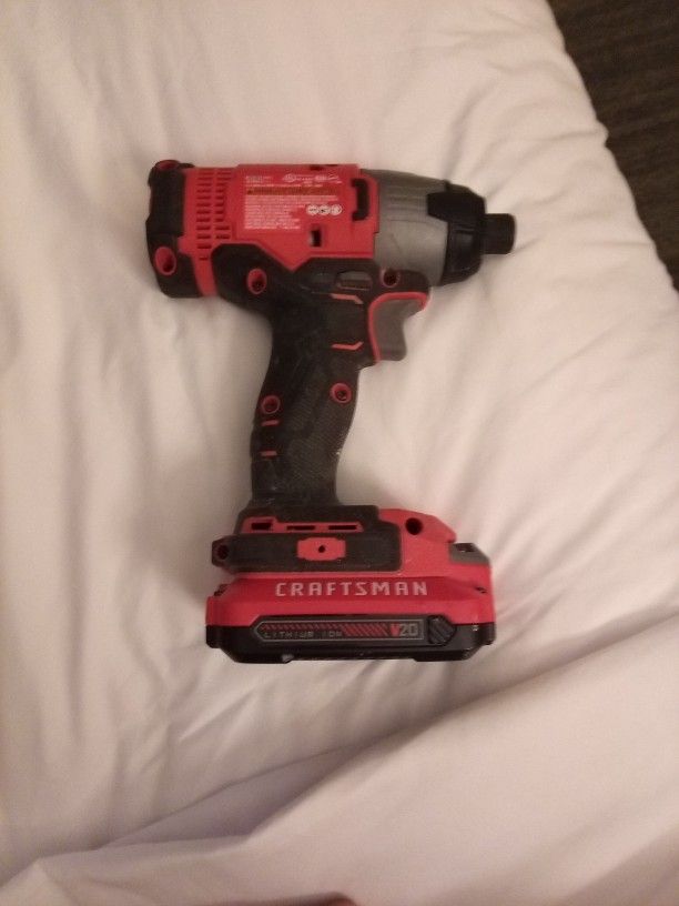 Craftsman Impact Driver, W 20v Battery