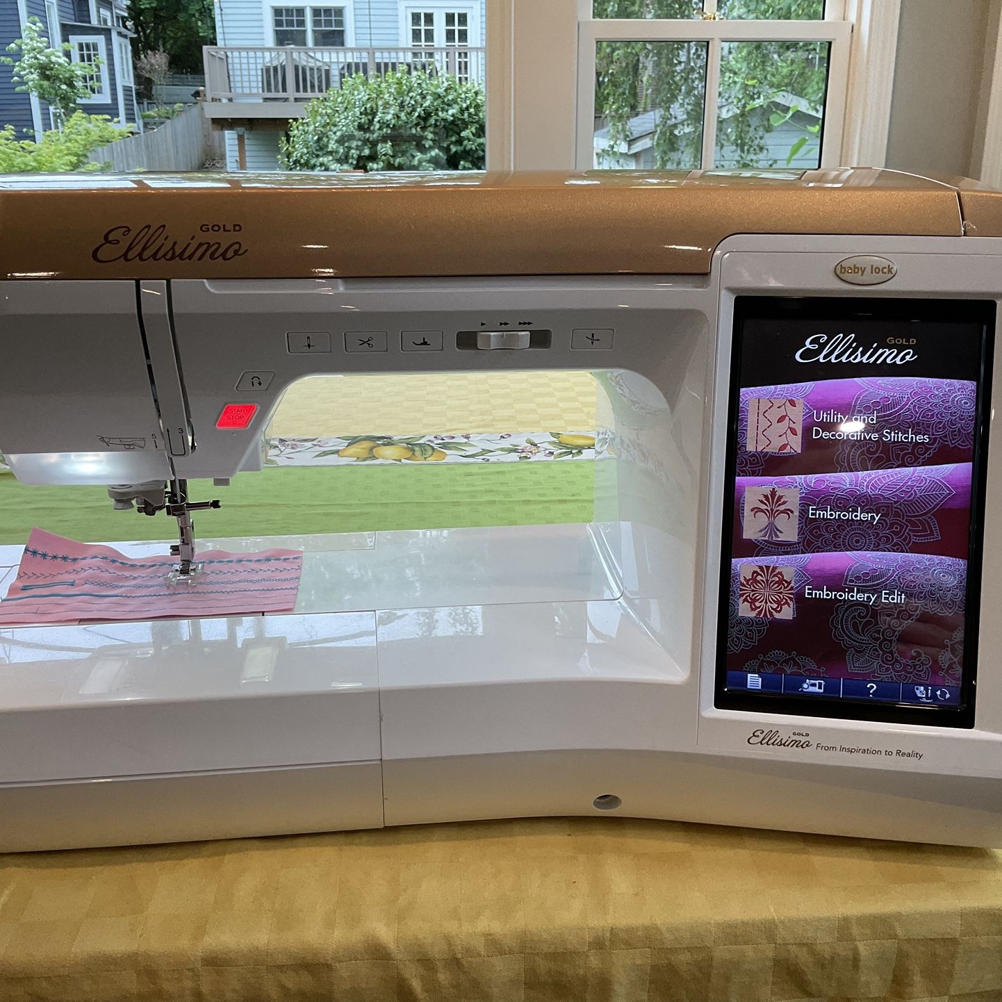 Baby Lock Ellisimo Gold Sewing And Embroidery Machine